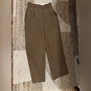 Wilfred effortless women’s Brown pleated dress pants